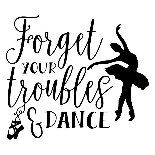 Forget Your Troubles And Dance Kit - DIY Art in a Box