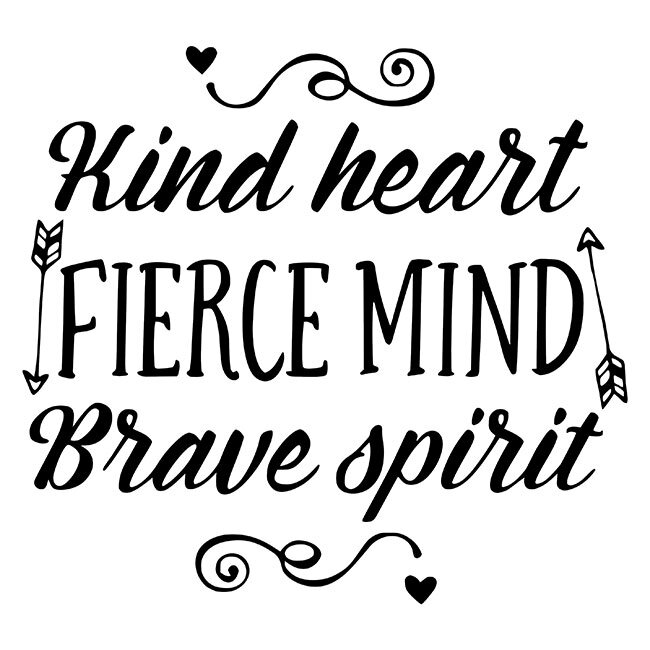 Kind Heart, Fierce Mind, Brave Spirit // Artwork — JITNEYS