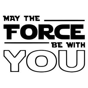 Star-Wars---May-the-force-be-with-you
