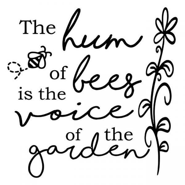 The Hum of Bees is The Voice of the Garden