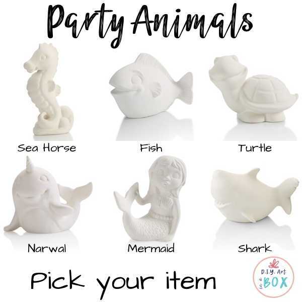 Party Animal Pottery Painting Kits Diy Art In A Box,Cooking Ribs On Gas Grill With Wood Chips