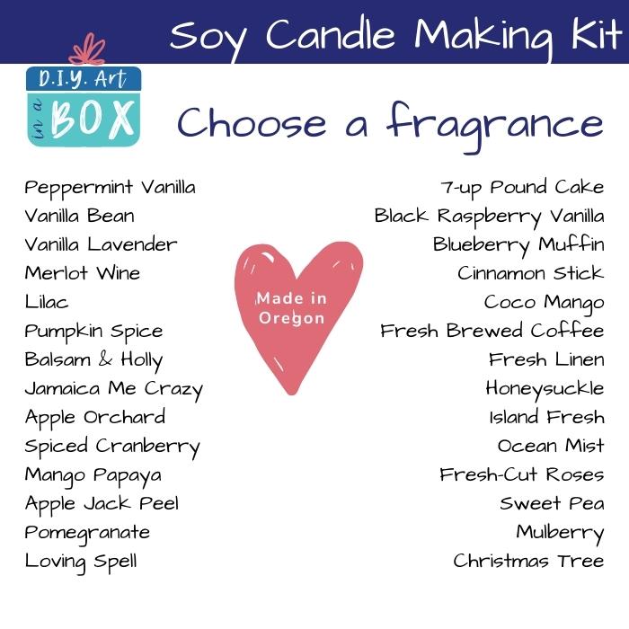 Soy Wax Candle Making Kit With Flowers and Woodwick, DIY Candle Set, Craft  Kit for Beginners, Art Box, Candle Supplies, Christmas Gift 
