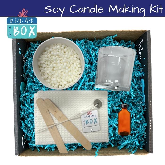 Make Your Own Candle Kit Soy Wax Candle Candle Making Kit Four 6oz Candles  DIY Project Over 40 Scents FREE SHIPPING 