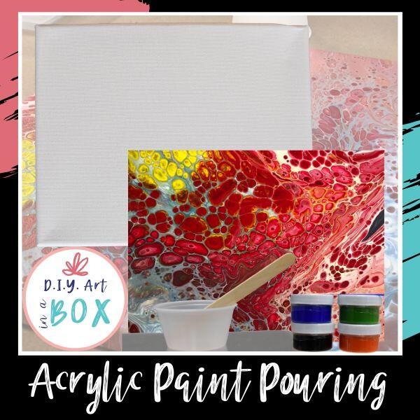 How-to - DIY Canvas Paint Pour