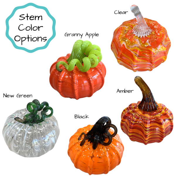 Pumpkin stem color options